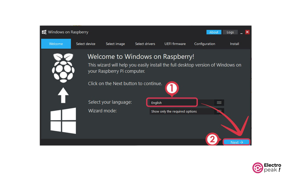 Raspberry Pi 4 on Windows11 - WriteOnSD (1)