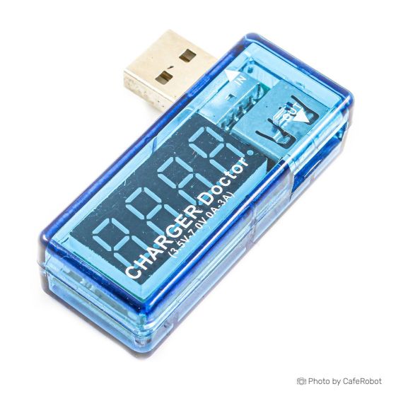 مانیتورینگ شارژر USB - نمایشگر ولتاژ و جریان