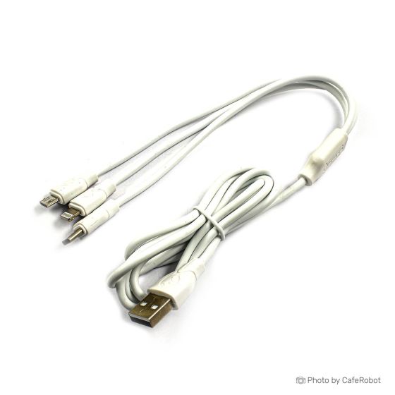 کابل شارژر USB به میکرو USB، لایتنینگ آیفون و USB Type-C