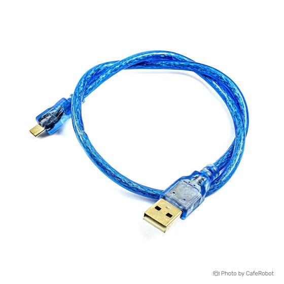کابل تبدیل USB به microUSB طول 30 سانتی متر