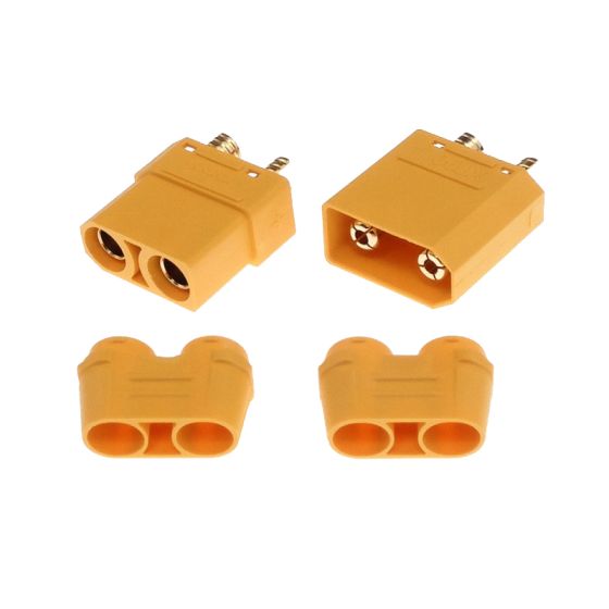 کانکتور XT90 مقاوم در برابر حرارت (یک جفت نری و مادگی)