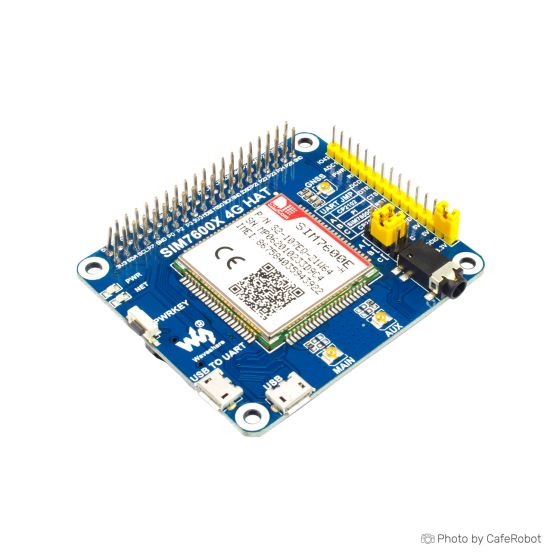 هت SIM7600 G-H/E-H 4G برای رسپبری پای تولید Waveshare