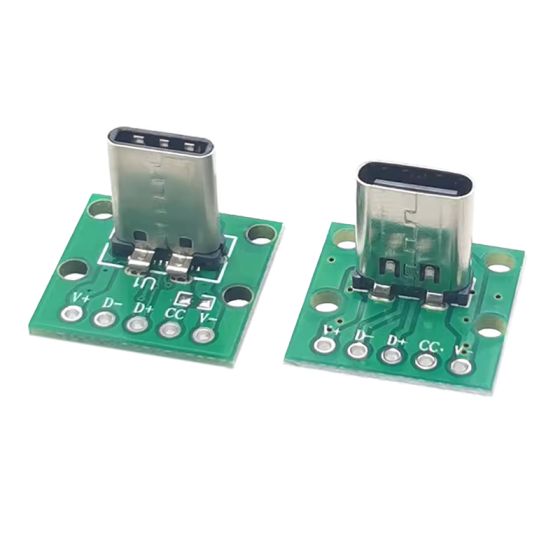 برد برک اوت Type-C عمود