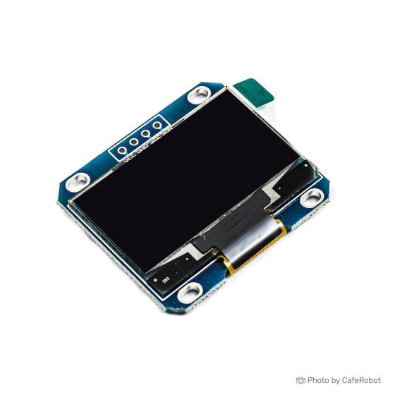 ماژول نمایشگر OLED تک رنگ 1.3 اینچ دارای ارتباط I2C