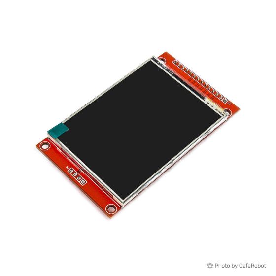 ماژول نمایشگر 2.8 اینچ TFT لمسی تمام رنگ دارای ارتباط SPI ورژن 1.2