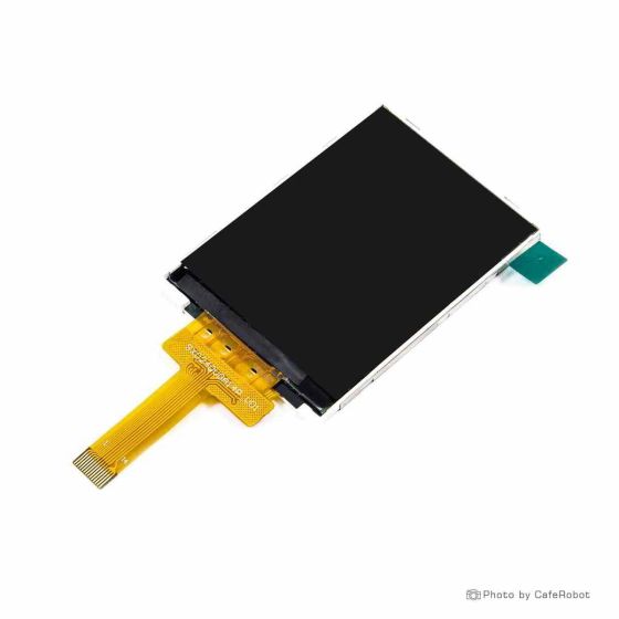 نمایشگر TFT تمام رنگ 2.4 اینچ دارای ارتباط SPI و چیپ درایور ST7789V با کابل فلت 14 پین Plug In