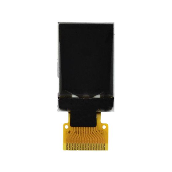 نمایشگر OLED تک رنگ سفید 0.71 اینچ دارای ارتباط SPI و چیپ درایور SSD1306 با کابل فلت 15 پین