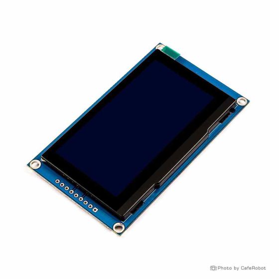 ماژول نمایشگر OLED تک رنگ زرد 2.7 اینچ دارای ارتباط SPI و چیپ درایور SSD1325