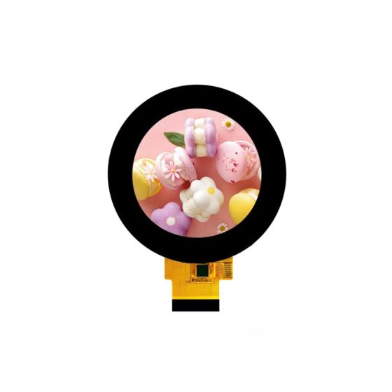 نمایشگر TFT تمام رنگ 2.1 اینچ دایره ای دارای ارتباط SPI