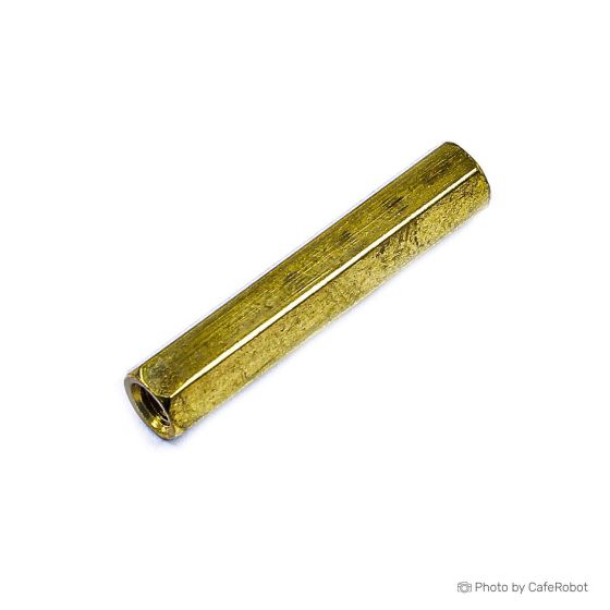 اسپیسر مادگی- مادگی برنجی با قطر 3 میلی متر-6mm