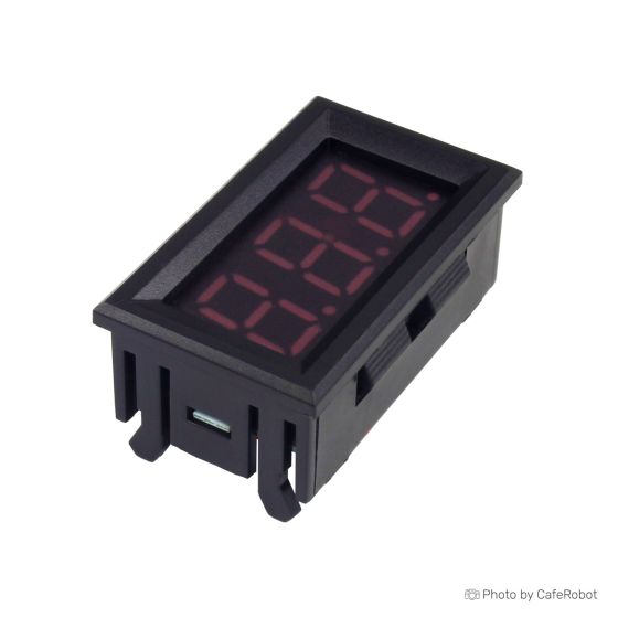 ولت متر دیجیتال 4.5 تا 30 ولت DC پنلی 0.56 اینچ