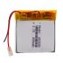 باتری لیتیوم پلیمر تک سل 3.7V 500mah - ابعاد 30*30*6 mm