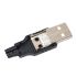 سوکت USB چهار پین دارای کیس پلاستیکی