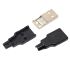 سوکت USB چهار پین دارای کیس پلاستیکی