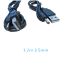 کابل پاور 1.35mm دارای سوکت USB