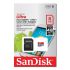 کارت حافظه میکرو اس دی 8 گیگ کلاس 10 برند SanDisk مناسب برای راه اندازی رسپبری پای