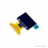 نمایشگر OLED دو رنگ زرد و آبی 0.96 اینچ دارای ارتباط SPI/IIC و چیپ درایور SSD1315 با کابل فلت 30 پین
