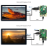 نمایشگر 9 اینچ QLED کوانتوم دات HDMI لمسی خازنی تولید Waveshare