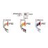ریسه LED نواری RGB چیپ WS2812B ضدآب IP67 تراکم 144- یک متر برند BTF Lighting