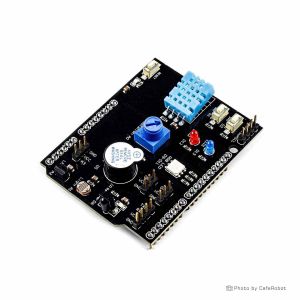 شیلد چند منظوره آردوینو UNO دارای سنسور دمای LM35 ، DHT11 و …