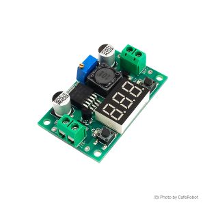 ماژول رگولاتور DC به DC کاهنده 3 آمپر LM2596S دارای نمایشگر- برد سبز