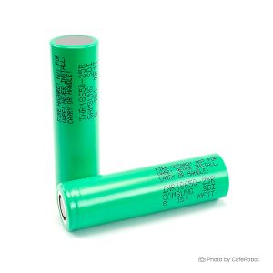 باتری لیتیوم یون 18650 شارژی 3.7 ولت 2500mAh برند Samsung