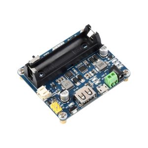 ماژول پاور بانک خورشیدی برند Waveshare به همراه باتری لیتیومی و خروجی 5 وات