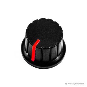 سرپیچ پلاستیکی ولوم پتانسیومتر - ابعاد 15mmX24mm