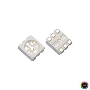چیپ LED RGB دارای پکیج 5050 SMD شفاف