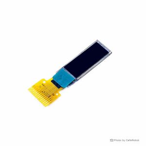 نمایشگر OLED تک رنگ سفید 0.54 اینچ دارای ارتباط IIC و چیپ درایور CH1115 با کابل فلت 14 پین