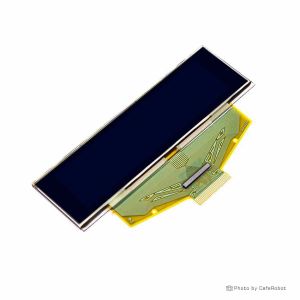 نمایشگر OLED تک رنگ زرد 5.5 اینچ دارای ارتباط SPI/Parallel و چیپ درایور SSD1322 با کابل فلت 30 پین Plug In
