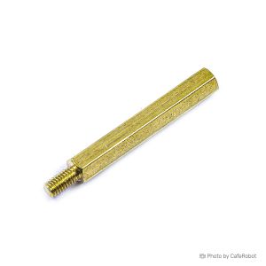 اسپیسر نری- مادگی برنجی با قطر 3 میلی متر و طول-35mm+6mm