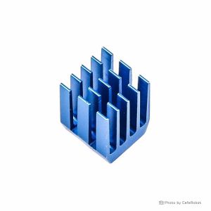 هیت سینک تمام آلومینیومی 9x9x12 میلی متر رنگ آبی