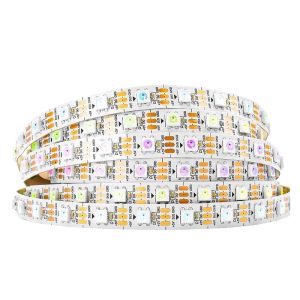 ریسه LED نواری RGB چیپ WS2812B استاندارد IP30 تراکم 144- یک متر برند BTF Lighting