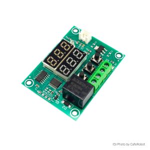 ماژول ترموستات دیجیتال XH-W1219 به همراه نمایشگر و کلیدهای کنترلی