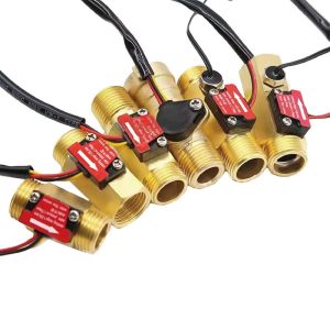 سنسور جریان آب فلزی Hall Effect Copper Water Flow Meter Sensor