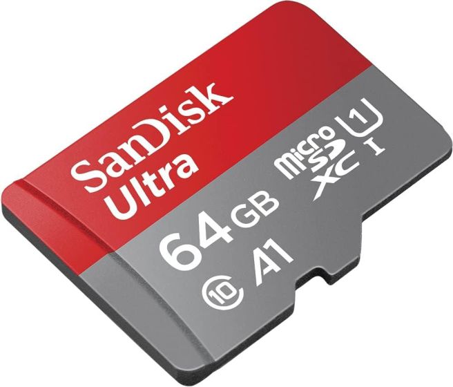 کارت حافظه میکرو اس دی 64 گیگ کلاس 10 برند SanDisk سرعت 100MB/s