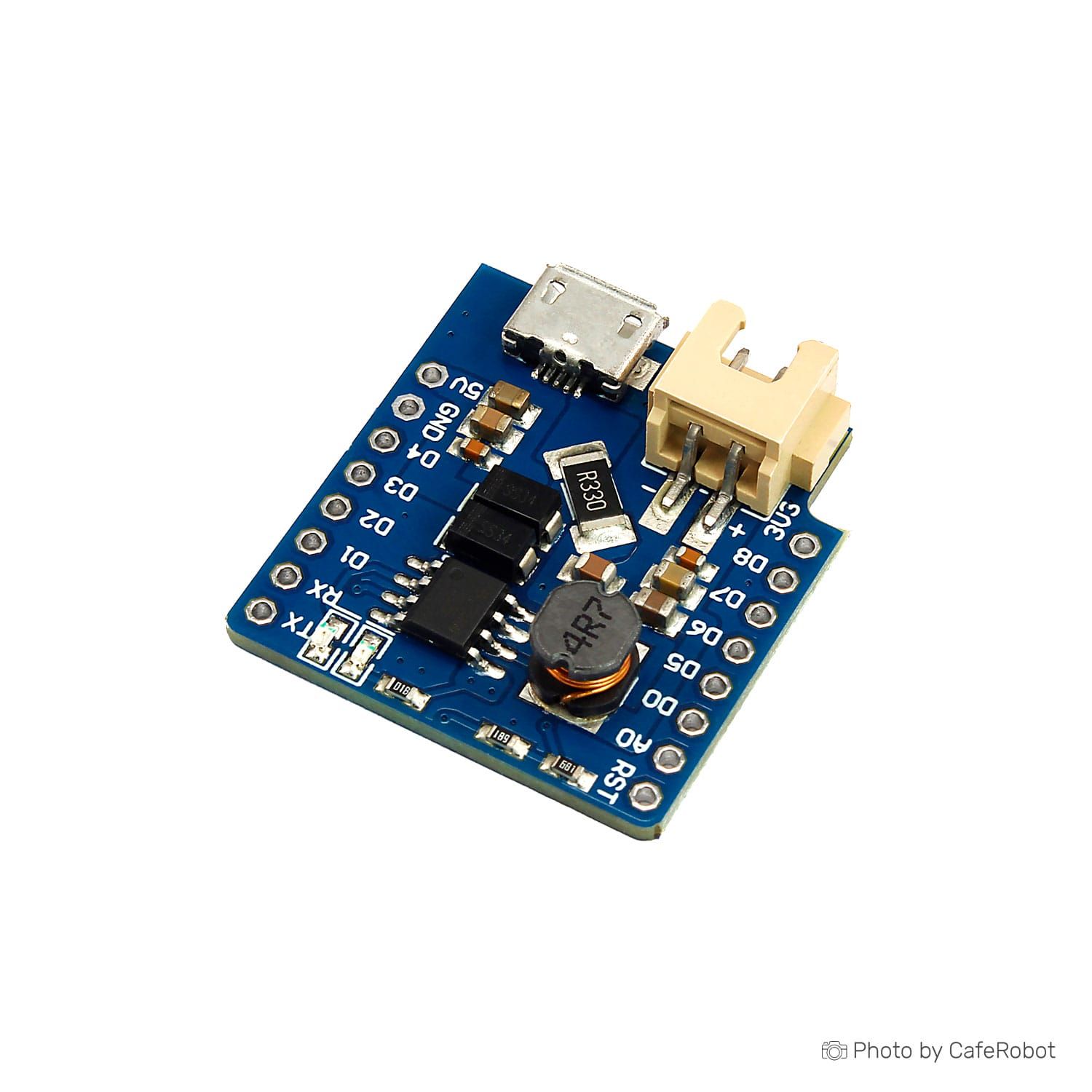 قیمت و خرید شیلد شارژر باتری برد Wemos D1 Mini