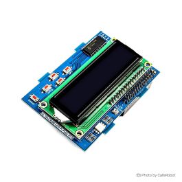 شیلد LCD کاراکتری 16x2 رسپبری پای دارای کلیدهای کنترلی و RGB LED