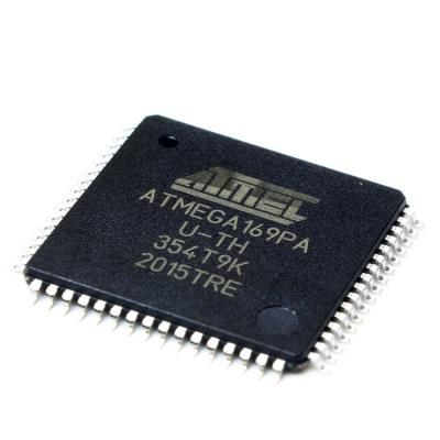 ATMEGA169PA-AU, 10 bit 16 MHz megaAVR Microcontroller, TQFP-64