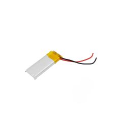 باتری لیتیوم پلیمر تک سل 3.7V 450mah - ابعاد 6*20*40 mm