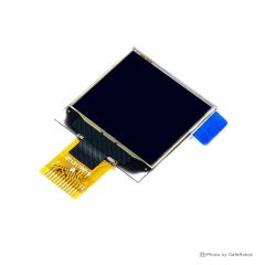 نمایشگر OLED تک رنگ سفید 0.96 اینچ دارای ارتباط SPI و چیپ درایور SSD1317 با کابل فلت 12 پین