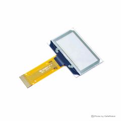 نمایشگر OLED شفاف تک رنگ آبی 1.51 اینچ دارای ارتباط SPI/IIC/Parallel و چیپ درایور SSD1309 با کابل فلت 24 پین Plug In