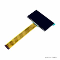 نمایشگر OLED تک رنگ زرد 2.7 اینچ دارای ارتباط SPI/Parallel و چیپ درایور SSD1325 با کابل فلت 30 پین بلند Plug In