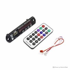 پخش کننده بلوتوثی 12V استریو پنلی با پشتیبانی از MicroSD و USB به همراه ریموت کنترل